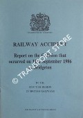 Book cover of Railway Accident - Report on the Collision that occurred on 11th September 1986 at Bridgeton in the Scottish Region of British Railways by Department of Transport